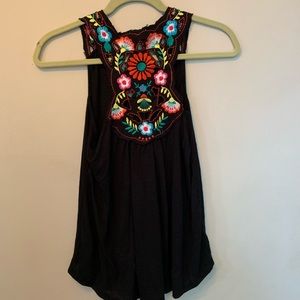 Embroidered Tank